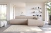 Selsey 'Armone' Ecksofa mit Schlaffunktion, Chenille, Ottomane rechts, Hellbeige Bild 2