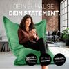 Lumaland Sitzsack Classic XXL Cord | Riesen Sitzsack XXL mit Softer Rippenstruktur – ideal zu Cord Sofa & Sessel Indoor Bean Bag für Wohnzimmer, Schlafzimmer & Co. - 380 L, 140x180 cm Bild 3