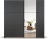 rauch Kleiderschrank; Schwebetürenschrank KRONACH, 2-türig, 1 Spiegeltüre, Graumetallic, 218x210x59xcm Bild 2