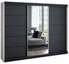 A&J MöbelLand Schwebetürenschrank VILUNO mit 4 Schubladen und Spiegel Bild 4