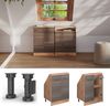 Küchenschrank für Dachschrägen R-Line Edelgrau 60 cm mit 2 Türen Vicco Bild 2