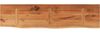 vidaXL Wandregal 120x30x3,8 cm Rechteckig Massivholz Akazie Baumkante 370290 Bild 5
