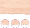 vidaXL Tischplatte 60x50x(2-6) cm Massivholz Eiche Unbehandelt 3156286 Bild 5