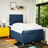 vidaXL Boxspringbett mit Matratze Blau 120x200 cm Stoff 3293553 Bild 5