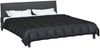 vidaXL Sommerdecke Schwarz 240 x 260 cm Satin und Mikrofaser 42025787 Bild 3
