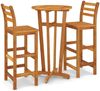 vidaXL 3-tlg. Gartenbar-Set Massivholz Akazie 3154382 Bild 2