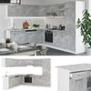 Eckküche R-Line Beton/Weiß 287 x 60 cm , AP Anthrazit Vicco Bild 2