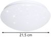 LED Deckenleuchte, Sternenhimmel Effekt, Metall, D 21,5 cm Bild 5