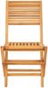 vidaXL Gartenstühle 2 Stk. Klappbar 47x62x90 cm Massivholz Teak 362761 Bild 4