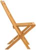 vidaXL Gartenstühle 2 Stk. Klappbar 47x62x90 cm Massivholz Teak 362761 Bild 5