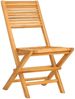 vidaXL Gartenstühle 2 Stk. Klappbar 47x62x90 cm Massivholz Teak 362761 Bild 3