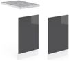 Frontblende R-Line Anthrazit Hochglanz 45 cm ohne Arbeitsplatte Vicco Bild 4
