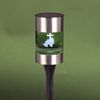 LED-Solar-Grablicht Grablaterne Glaslicht Grabschmuck Solarlampe Grabdekoration Bild 2