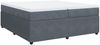 vidaXL Boxspringbett mit Matratze Dunkelgrau 200x200 cm Samt 3285663 Bild 2