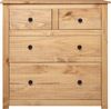 Sideboard, Kommode 80x40x83 cm Kiefernholz Panama Bild 3