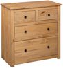 Sideboard, Kommode 80x40x83 cm Kiefernholz Panama Bild 4
