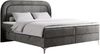 Boxspringbett, Schlafzimmerbett, Bettkasten - EIRA -160 x 200 cm - Dunkelgrau Velvet - H4 Bild 4