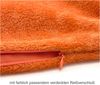 heimtexland Dekokissen Flanell Soft Kuschelkissen Plüsch Kissenbezug, super weich und flauschig, Allergiker geeignet, atmungsaktiv Bild 3