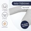 Stillkissen, Sterne grau Bild 2
