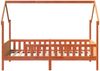 vidaXL Kinderbett Hausbett Wachsbraun 90x200 cm Kiefer 850703 Bild 4