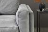 KAWOLA Big Sofa RAINA Leder grau 85 x 150 x 254 cm Bild 4