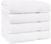HAMMETEX Handtuch Set 4er Set Handtücher 50x100 cm, 100% Baumwolle, Weich & Saugstark, Frottier (Set, 4-St), mit Bordüre, einfarbig, weich Bild 2