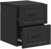 vidaXL Wandmontierter Nachttisch Schwarz 34,5 x 33 x 40 cm 899317 Bild 3