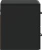 vidaXL Wandmontierter Nachttisch Schwarz 34,5 x 33 x 40 cm 899317 Bild 5