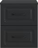 vidaXL Wandmontierter Nachttisch Schwarz 34,5 x 33 x 40 cm 899317 Bild 4