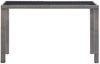 Gartentisch, Balkontisch, Esstisch Anthrazit 123 x 60 x 74 cm Poly Rattan Bild 2