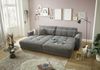 Big-Sofa >BARURA Loveseat< mit 4 Kissen, Bezug Cord-Optik anthrazit "ash" - 292x90x194 (BxHxT) Bild 2