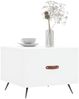vidaXL Couchtische 2 Stk. Weiß 50x50x40 cm Holzwerkstoff 829333 Bild 3