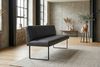 KAWOLA Esszimmerbank ELEEN Leder anthrazit 203cm 85 x 69 x 203 cm Bild 5