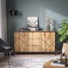 Kommode Hatto Eiche 124 x 69.6 cm Vicco Bild 4