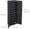 Relaxdays Schuhschrank Stoff 30 Paar Schuhe Bild 5