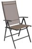 2er Garten Klappstuhl Gartenstuhl Textilen Anthrazit Schokobraun 7 Pos Bild 2