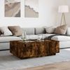 Couchtisch, Sofatisch mit Infinity-LED Räuchereiche 116x69x40 cm Bild 4