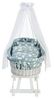 Alvi Stubenwagengarnitur Birthe 3-tlg. Himmelset Zootiere puderblau 80x80 cm Bild 4