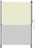 vidaXL Außenrollo 150 x 270 cm Creme 145941 Bild 3