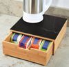 KESPER® Teebox Schubladenbox, Bambus, Glas, (1-tlg), für Kaffeekapseln oder Teebeutel Bild 3