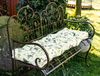 Sitzauflage "Sommerwiese" 120 x 40 x 8 cm mit Lotus Effekt für Gartenbank Bild 2