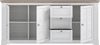 FORTE Iloppa Sideboard, Holzwerkstoff, Grau/Weiß, 204,7 x 92,5 x 44,3 cm Bild 4