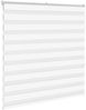 vidaXL Doppelrollo Weiß 145x150 cm Stoffbreite 140,9 cm Polyester 4014764 Bild 3