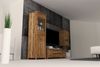 Vitrine Schrank MAISON Buche massiv 55 x 180 x 45 cm Bild 2