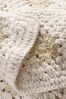 Ib Laursen Decke Handgefertigt Plaid Kuscheldecke Wohndecke Creme Natur 6192-01 Bild 2
