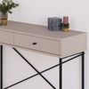 Calicosy 'TITAN' Konsole mit 2 Schubladen Farbe Mokka und Metallbeine - L110 cm - Braun Bild 5