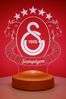 Geschenkelampe LED Nachttischlampe Galatasaray Fanartikel 3D Nachtlicht Geburtstagsgeschenk, Leuchte 7 Farben fest integriert, Geschenk für GS Fans, Jungs Bild 4