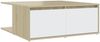 vidaXL Couchtisch Weiß und Sonoma-Eiche 80x80x31 cm Holzwerkstoff 806881 Bild 2