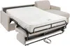 Vente-unique - CALIFE Sofa Stoff Beige - B 223 cm94 cm x H 97 cm x L 241 cm Bild 3