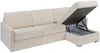 Vente-unique - CALIFE Sofa Stoff Beige - B 223 cm94 cm x H 97 cm x L 241 cm Bild 4